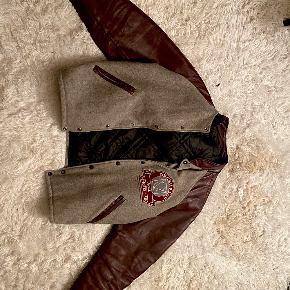 Urban outfitters Varsity leather  jacket
